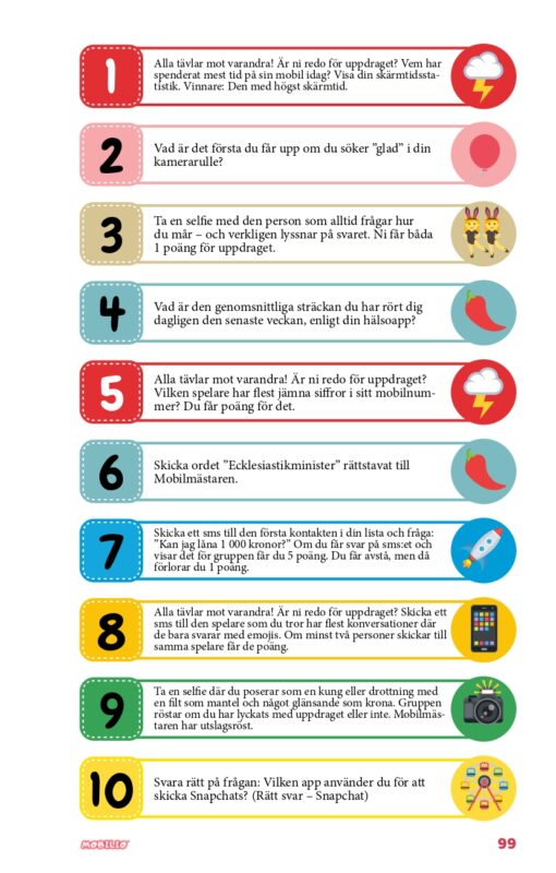 Mobilio - Spelet som gör mobiltelefonerna sociala på riktigt - Bild 13